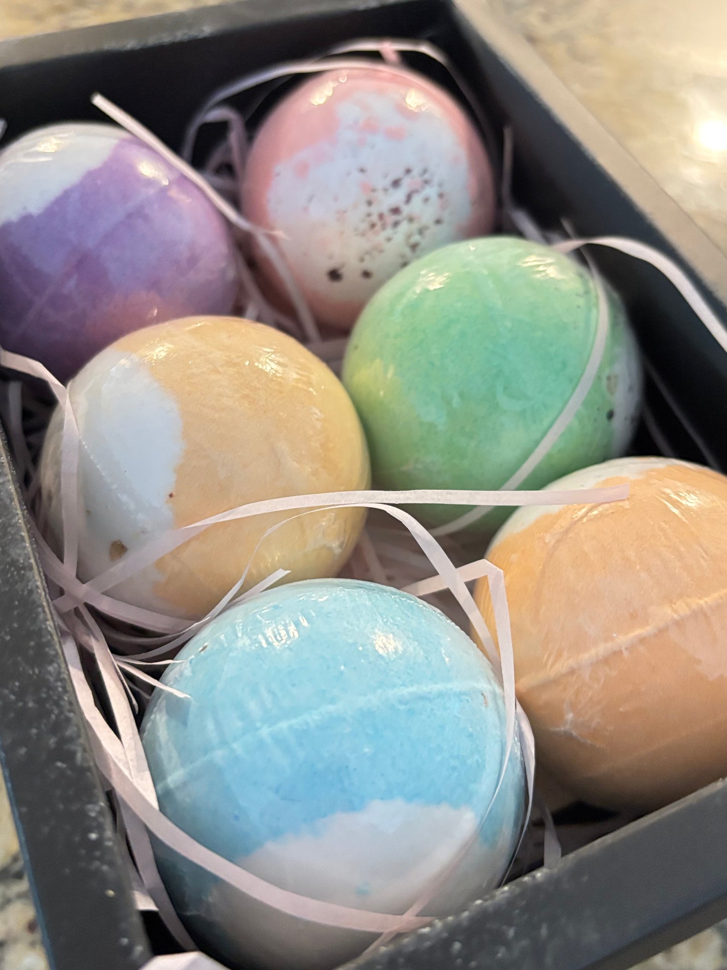 6 Pack Bathbomb Set