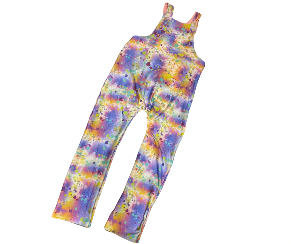 Colorful Paint Splash Overalls