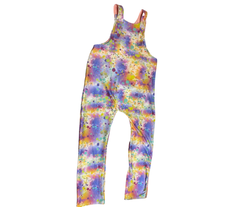 Colorful Paint Splash Overalls