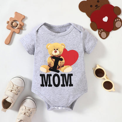 Baby Bear Graphic Short Sleeve Bodysuit - Heart 2 Heart Boutique