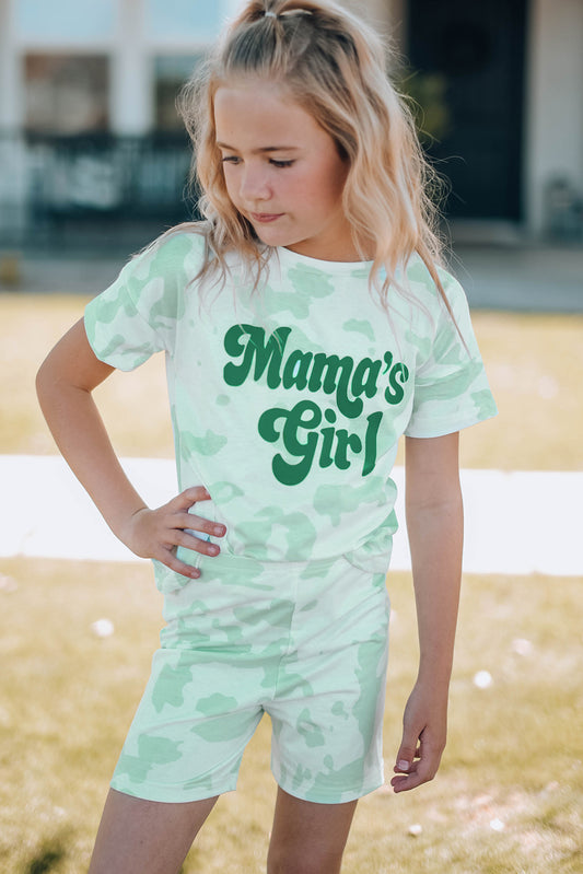 Girls Printed Letter Graphic Lounge Set - Heart 2 Heart Boutique