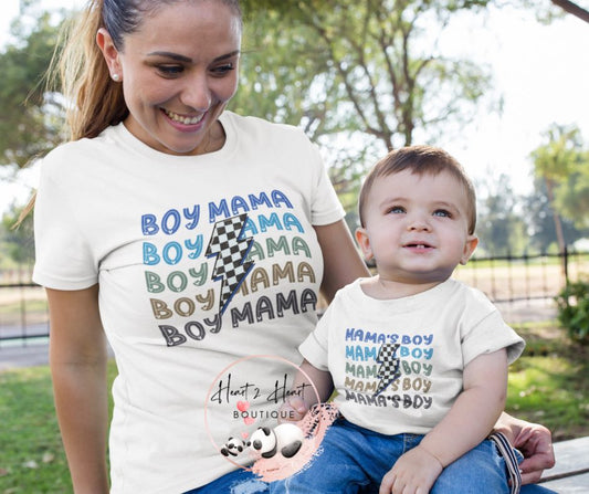 Boy Mama/Mama's BoyLightning Bolt Graphic Tee - Heart 2 Heart Boutique