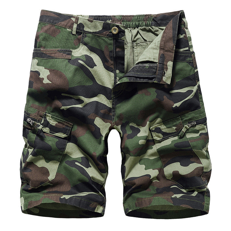 Men's Camouflage Print Cargo Shorts - Heart 2 Heart Boutique