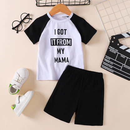 Kids I GOT IT FROM MY MAMA Graphic Tee and Shorts Set - Heart 2 Heart Boutique